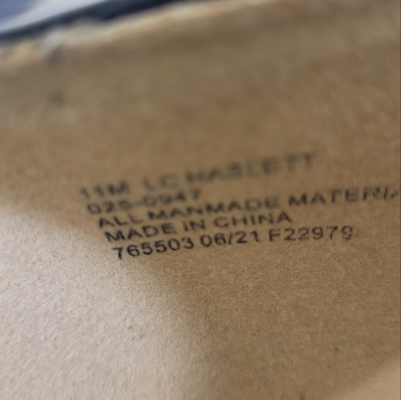 Liz Claiborne Haslett Pumps NWT Black Croc-Embossed Pointed Toe Career Preppy 11 - Picture 9 of 11